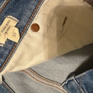 Madewell high rise skinny jean 33